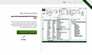 Sqlforexcel.com thumbnail
