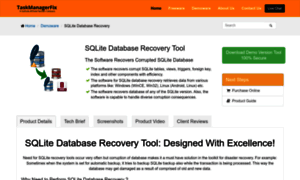 Sqlite-database-recovery.taskmanagerfix.com thumbnail