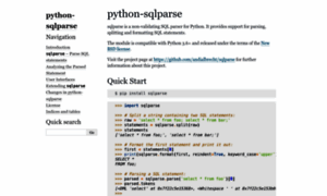 Sqlparse.readthedocs.io thumbnail