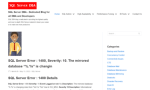 Sqlserver-dba.co.uk thumbnail