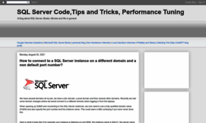 Sqlservercode.blogspot.com thumbnail