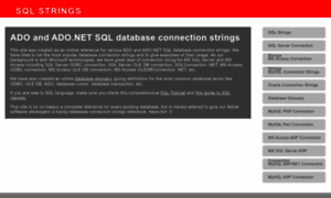 Sqlstrings.com thumbnail