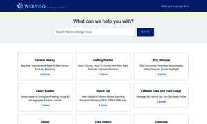 Sqlyogkb.webyog.com thumbnail