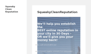 Squeakycleanreputation.com thumbnail
