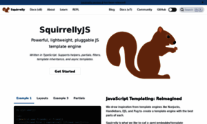 Squirrelly.js.org thumbnail