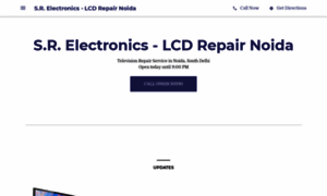 Sr-electronics-lcd-repair-noida.business.site thumbnail