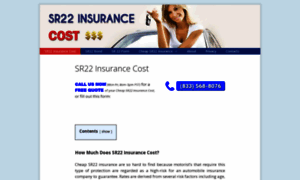Sr22insurancecost.org thumbnail