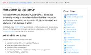 Srcf.ucam.org thumbnail