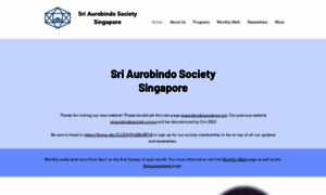 Sriaurobindosociety.org.sg thumbnail