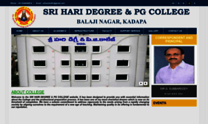 Sriharidegreecollege.ac.in thumbnail