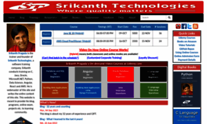 Srikanthtechnologies.com thumbnail
