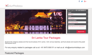 Srilankatour.xeniumholidays.com thumbnail