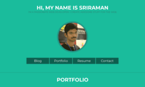 Sriraman.in thumbnail