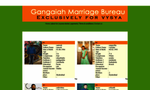 Srivasavimarriagebureau.com thumbnail