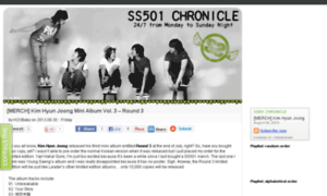 Ss501chronicle.com thumbnail
