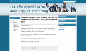 Ssc-recruitment-news.blogspot.com thumbnail