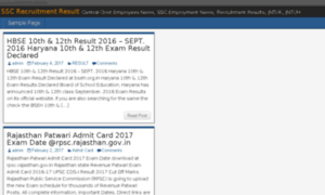 Sscrecruitmentresult.in thumbnail