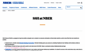 Ssh.nber.org thumbnail