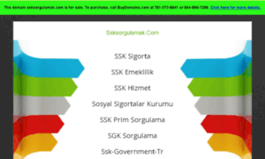 Ssksorgulamak.com thumbnail