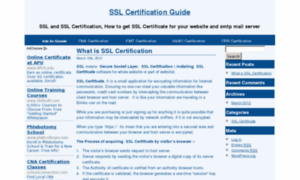 Sslcertificationguide.com thumbnail