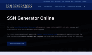 Ssngenerators.com thumbnail