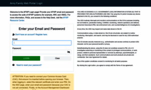 Sso.armyfamilywebportal.com thumbnail