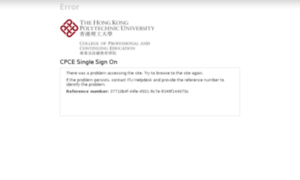Ssoportal.cpce-polyu.edu.hk thumbnail