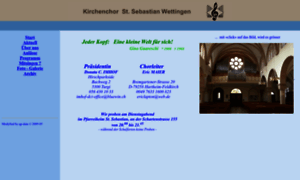 St-sebastian-chor-wettingen.ch thumbnail