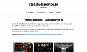 Stadsbudsservice.se thumbnail