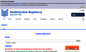 Stadtbibliothek.magdeburg.de thumbnail