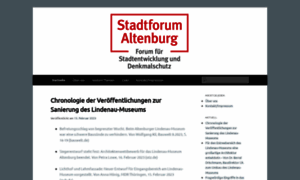 Stadtforum-altenburg.de thumbnail