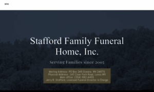 Staffordfamilyfuneralhome.com thumbnail