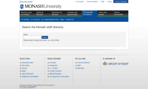 Staffsearch.monash.edu.au thumbnail