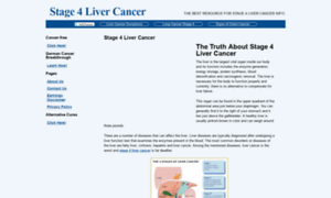Stage4livercancer.net thumbnail