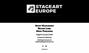 Stagearteurope.com thumbnail