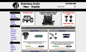 Stainlessdrainsupply.com thumbnail