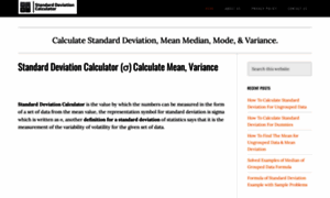 Standard-deviation-calculator.com thumbnail