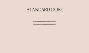 Standarddose.com thumbnail