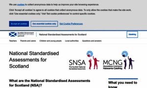 Standardisedassessment.gov.scot thumbnail