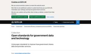 Standards.data.gov.uk thumbnail