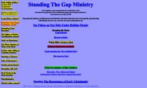 Standingthegap.org thumbnail