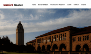 Stanfordfinance.stanford.edu thumbnail