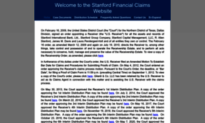 Stanfordfinancialclaims.com thumbnail