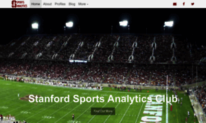 Stanfordsportsanalytics.com thumbnail