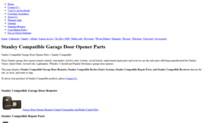 Stanley.garage-door-opener-parts.com thumbnail