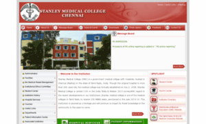 Stanleymedicalcollege.ac.in thumbnail
