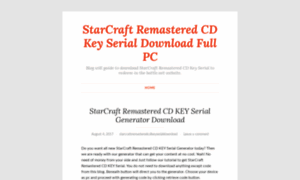 Starcraftremasteredcdkeyserialdownload.wordpress.com thumbnail