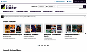 Starklibrary.bibliocommons.com thumbnail