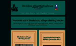 Starksboromeetinghouse.org thumbnail
