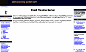 Start-playing-guitar.com thumbnail